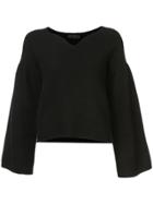 Co Flared Jumper - Black