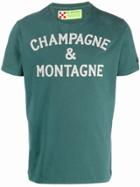 Mc2 Saint Barth Slogan Print T-shirt - Green