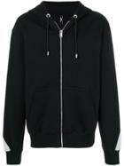 Neil Barrett Arrow Embroidered Hooded Sweatshirt - Black