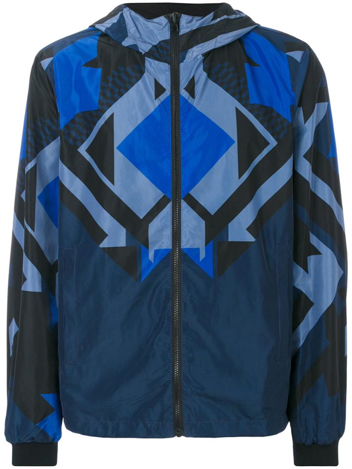 Versace Jeans Geometric Light-weight Jacket - Blue