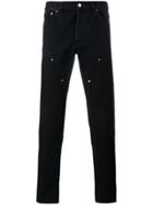 Givenchy Contrast Panel Jeans - Blue