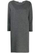 Harris Wharf London Flared Mini Dress - Grey