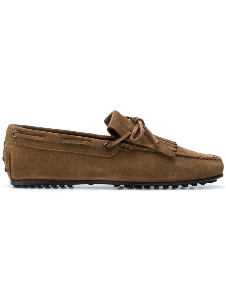 Tod's Classic Crafted Loafers - Brown