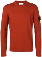 Stone Island Relaxed Fit Jumper - Red