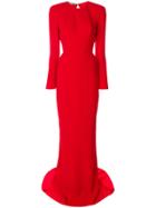 Stella Mccartney Cut Out Back Gown - Red