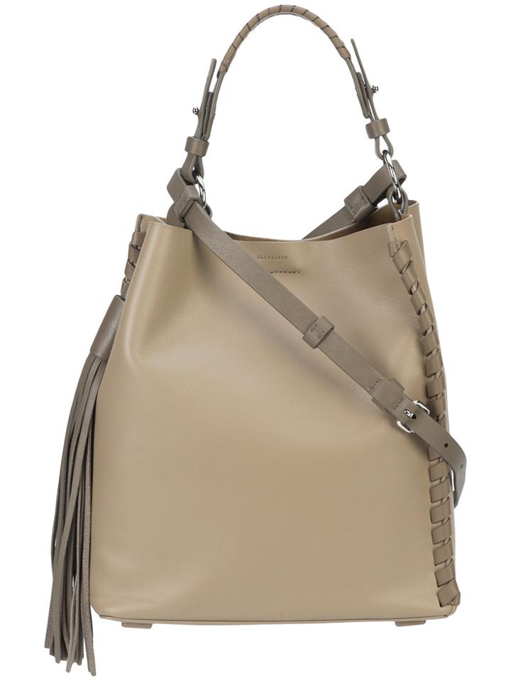 All Saints Tassel Shoulder Bag - Nude & Neutrals