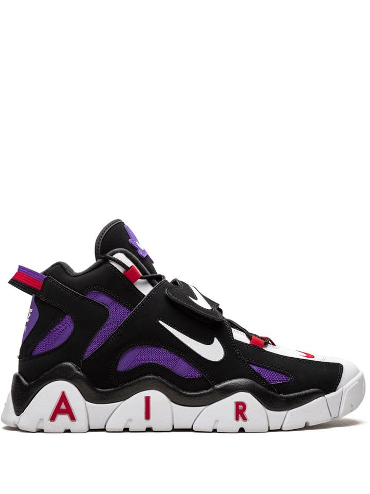 Nike Air Barrage Mid Sneakers - Black