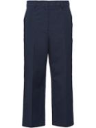Prada Cropped Chino Trousers - Blue