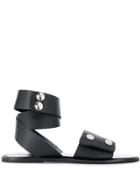 Rebecca Minkoff Azzura Flat Sandals - Black