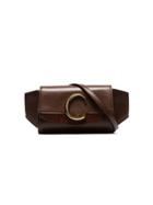 Chloé Brownthe C Leather Belt Bag