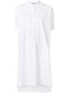 Jil Sander Hi-low Shirt Dress - White