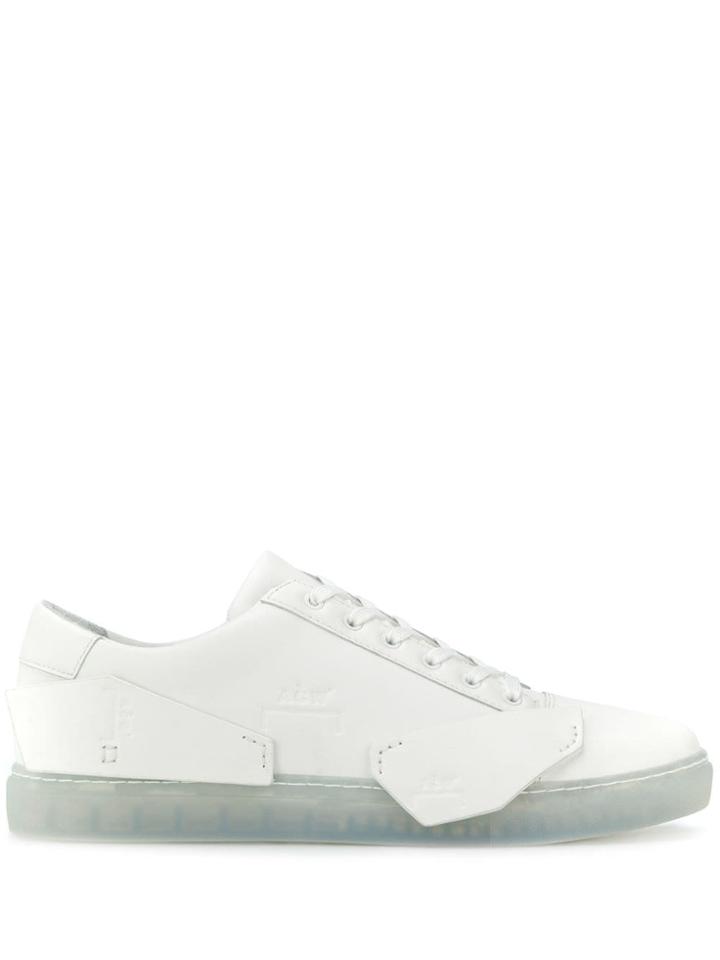 A-cold-wall* Stitch Panel Sneakers - White