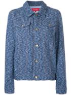 Coohem Denim Tweed Jacket, Men's, Size: 46, Blue, Cotton/nylon/polyester