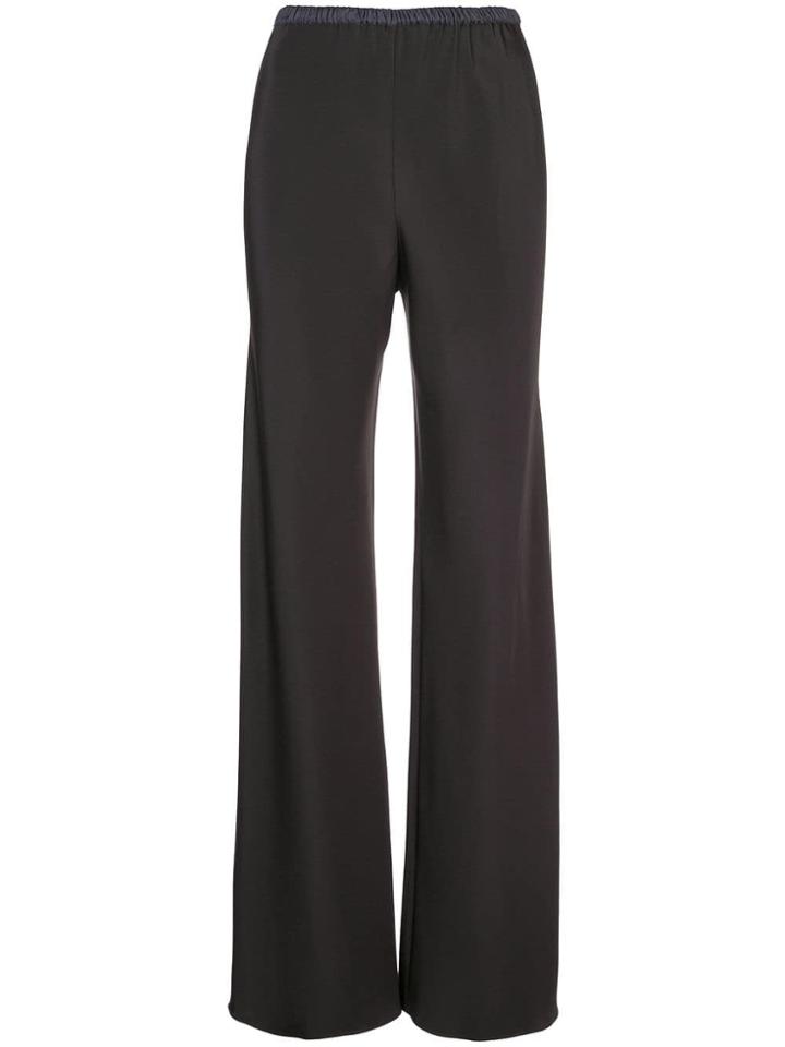 Peter Cohen High Rise Palazzo Trousers - Black