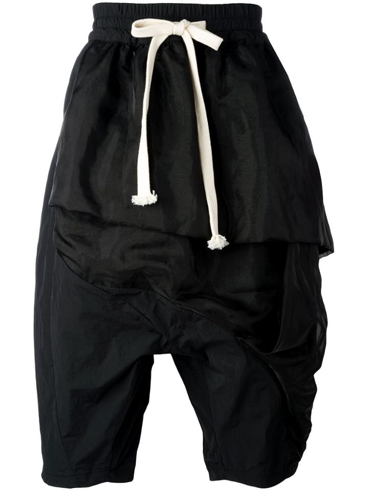Bmuet(te) Draped Drop-crotch Trousers - Black