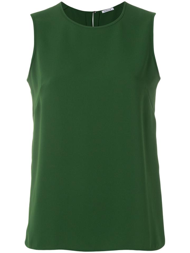 P.a.r.o.s.h. Back Slit Tank Top - Green