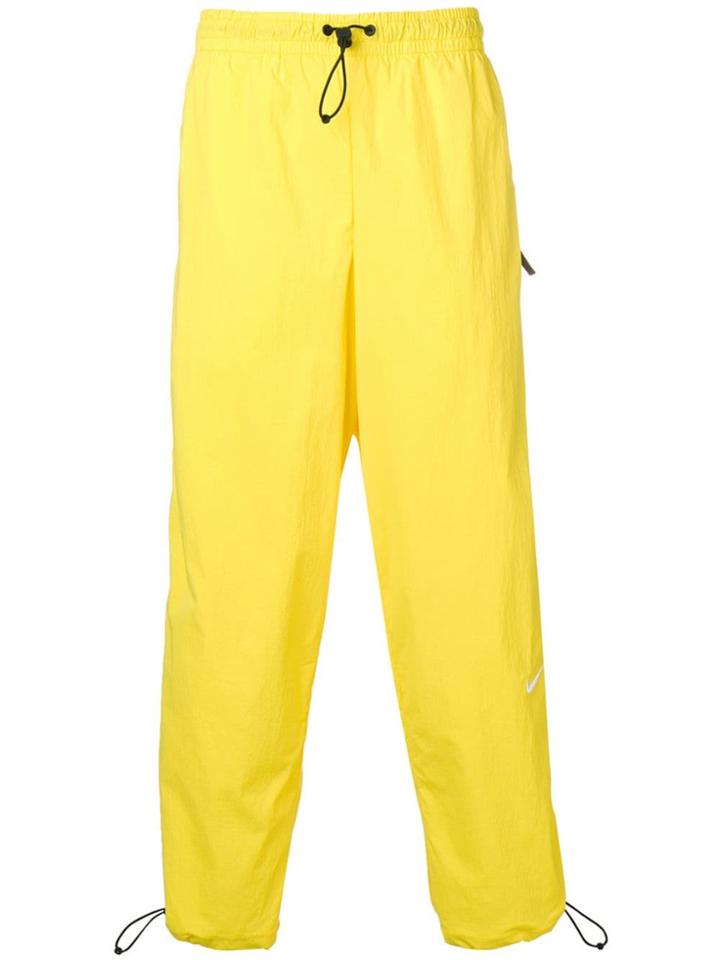 Nike Drawstring Details Track Pants - Yellow