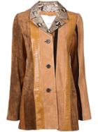 Adam Lippes Leather Coat - Brown