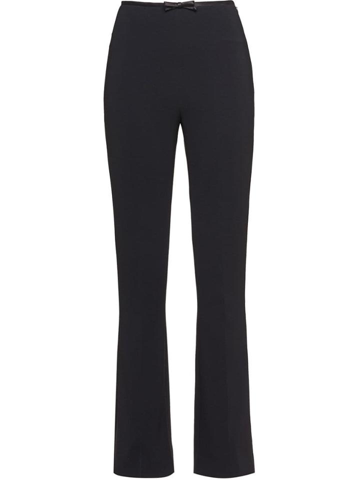 Miu Miu Faille Cady Trousers - Blue