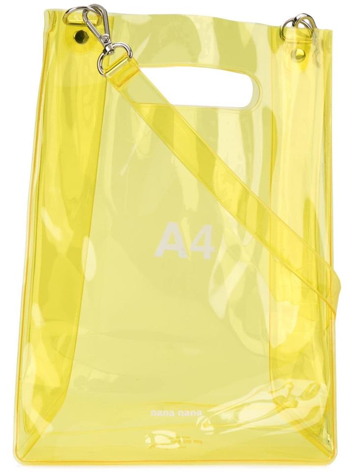 Nana-nana A4 Tote Bag - Yellow