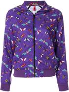 Kappa Zipped Print Sweatshirt - Pink & Purple