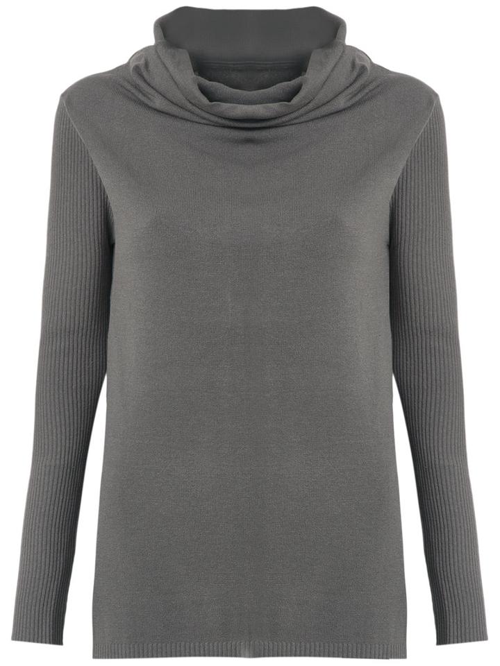 Uma Raquel Davidowicz - Knit Blouse - Women - Viscose/polyimide - P, Grey, Viscose/polyimide