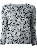 Markus Lupfer Embellished Sweater, Women's, Size: L, Grey, Cotton