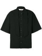 Damir Doma - Neck Tie Shirt - Men - Cotton/polyamide/spandex/elastane - S, Black, Cotton/polyamide/spandex/elastane