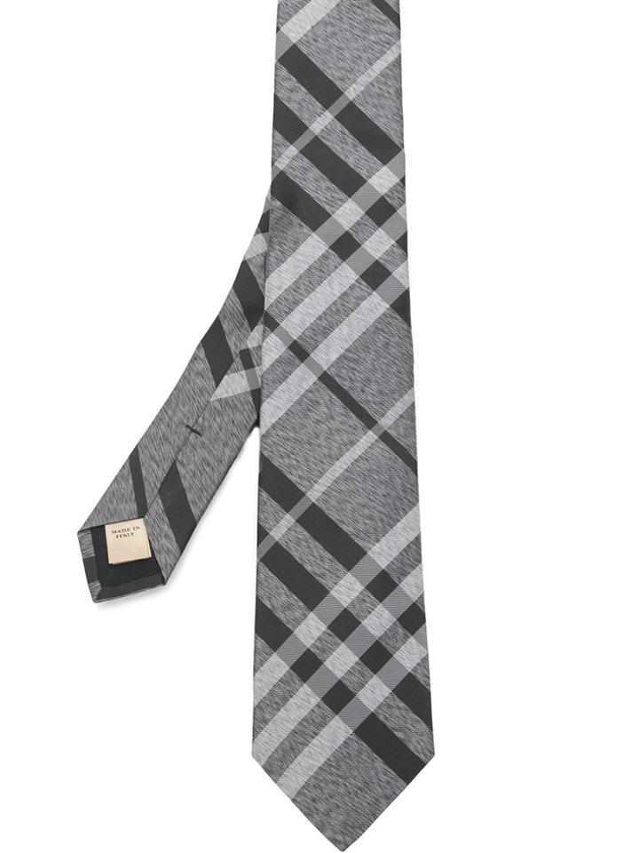 Burberry Haymarket Check Tie - Black