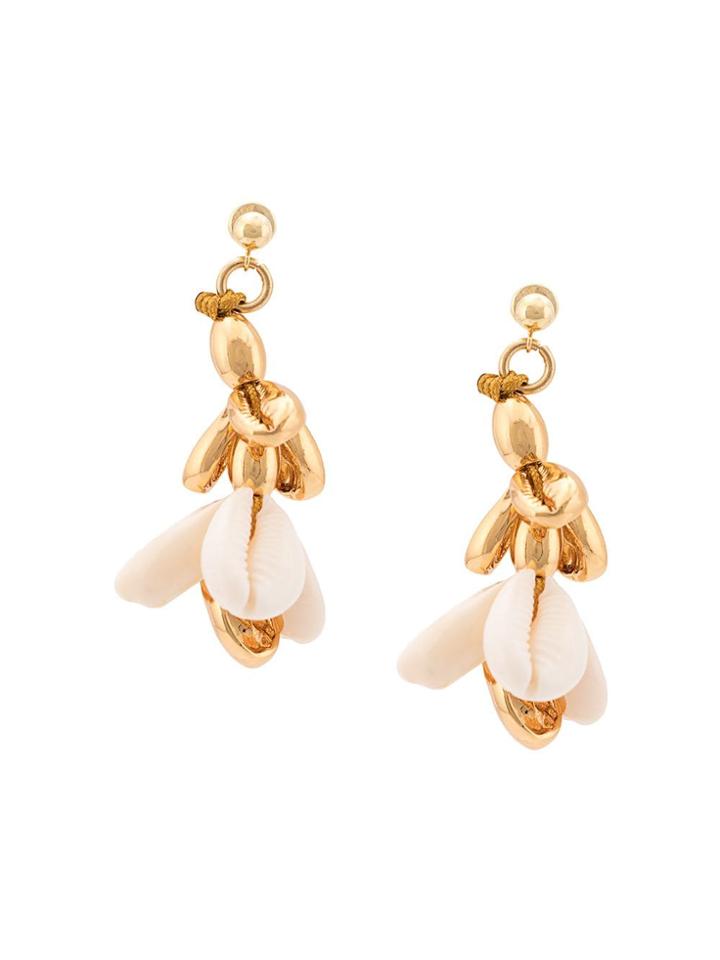 Tohum Concha Puka 7 Earrings - Gold