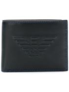 Emporio Armani Embossed Logo Wallet - Black