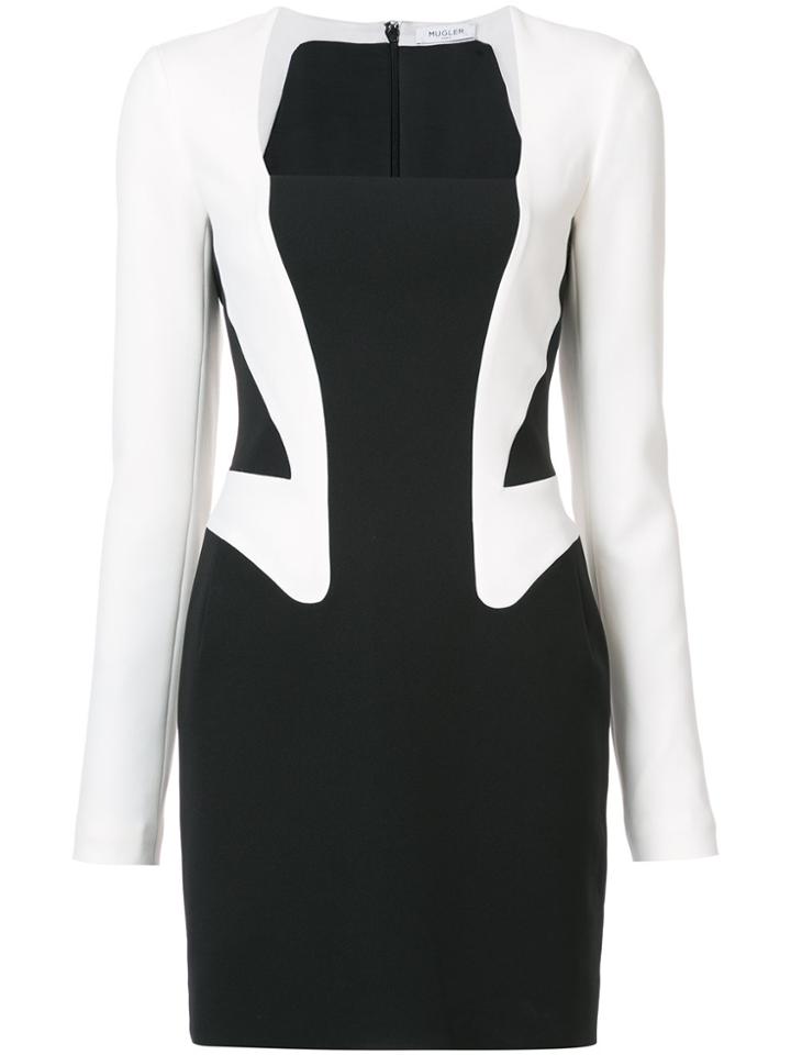 Mugler Trompe L'oeil Blazer Dress - Black