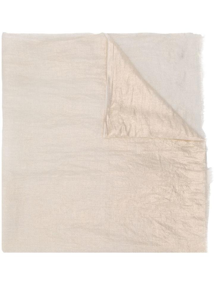 Avant Toi Metallic Scarf - Gold