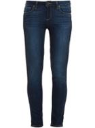 Paige Cropped Alanis Skinny Jeans, Women's, Size: 27, Blue, Cotton/polyester/spandex/elastane/rayon