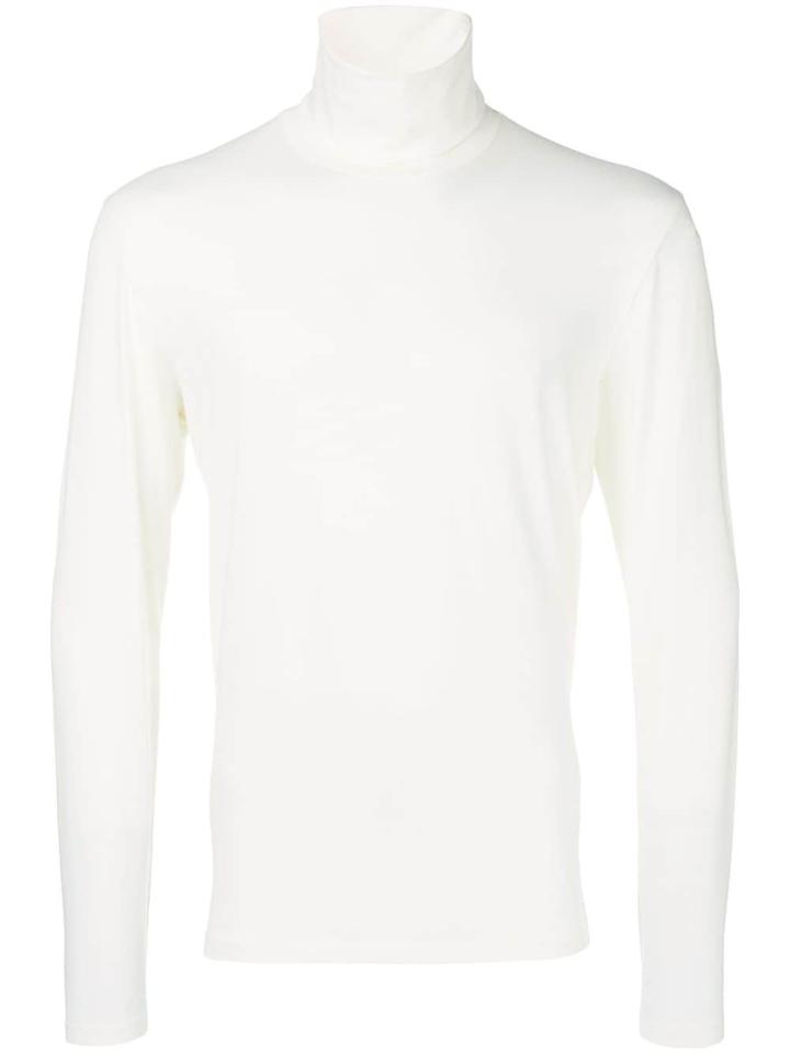 Jil Sander Roll Neck - White