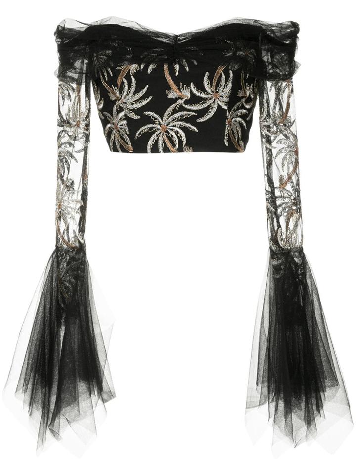 Alice Mccall Haiku Off-the-shoulder Top - Black