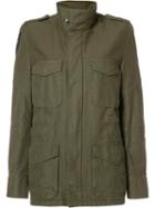 Etienne Marcel Cargo Pocket Military Jacket, Women's, Size: Medium, Green, Acrylic/polyester/cotton