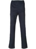 Joseph Ribbed Elasticated Waist Trousers - Blue