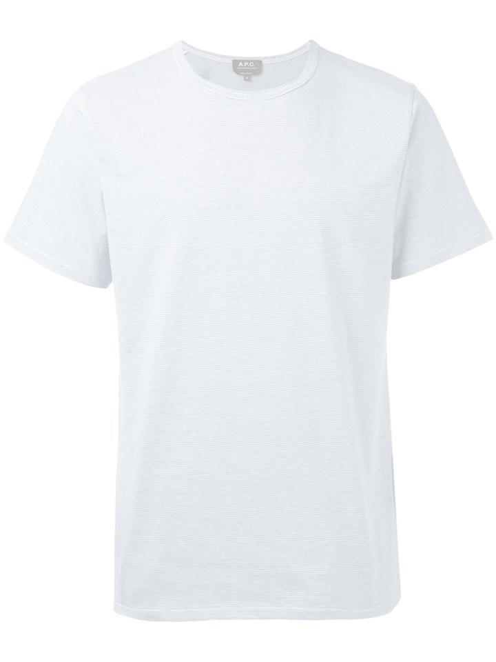 A.p.c. Classic Plain T-shirt - Blue