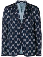 Gucci Gg Formal Jacket - Blue
