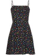 Hvn Nora Star Print Mini Dress - Black