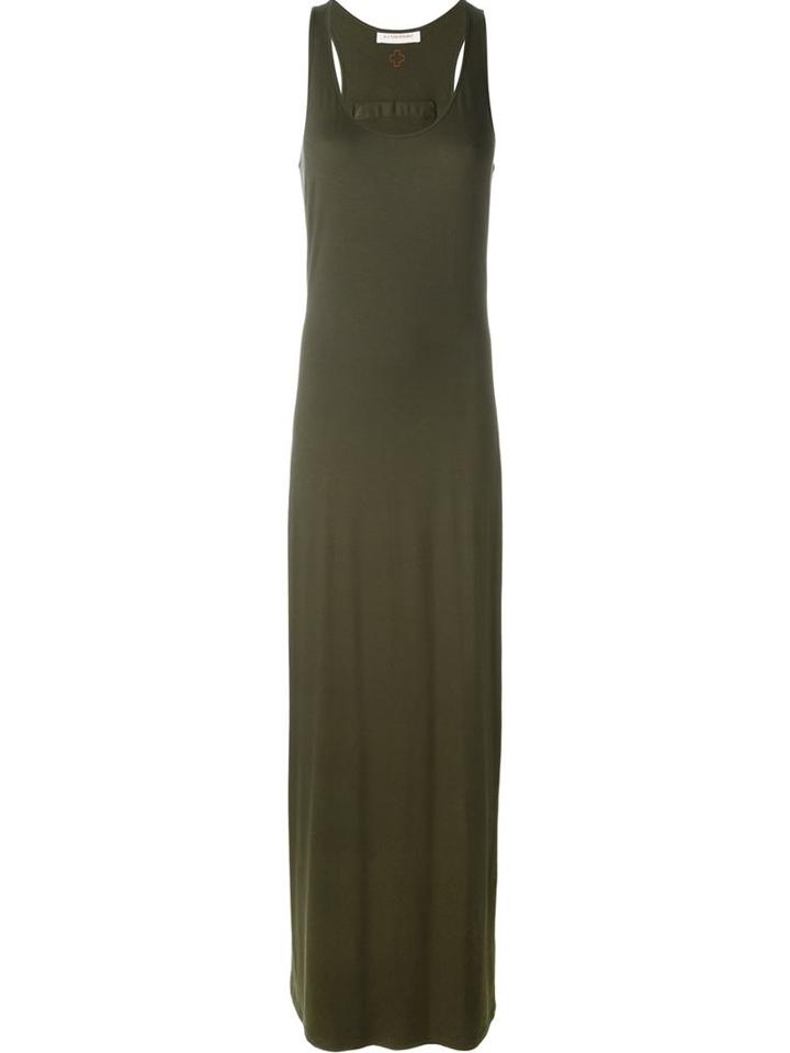 A.f.vandevorst - '161 Flag' Sleeveless Dress - Women - Spandex/elastane/viscose - 42, Green, Spandex/elastane/viscose