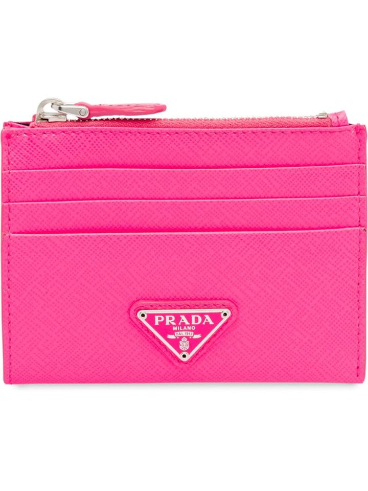 Prada Saffiano Cardholder - Pink