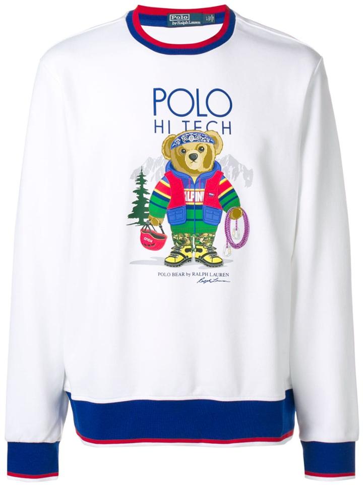 Polo Ralph Lauren Hi Tech Bear Sweatshirt - White