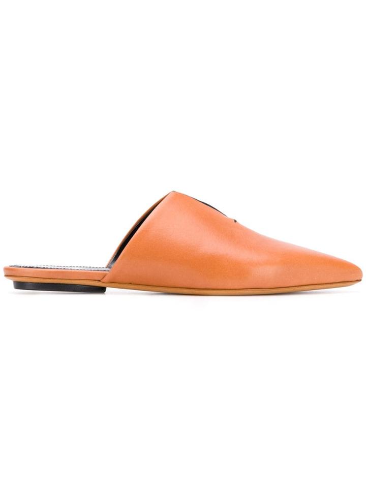 Forte Forte Pointed Mules - Brown