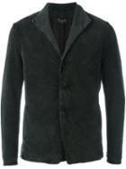 Transit Ribbed Blazer Jacket, Men's, Size: 50, Grey, Cotton/spandex/elastane/linen/flax