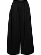 Tome 'stretch Long Karate' Trousers, Women's, Size: Medium, Black, Silk/spandex/elastane