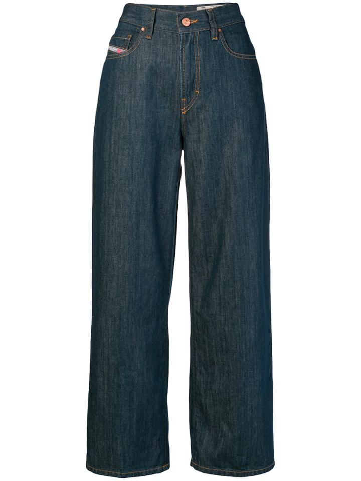 Diesel Wide Leg Jeans - Blue
