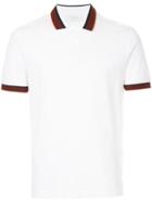 Cerruti 1881 Contrast Trim Polo Shirt - White