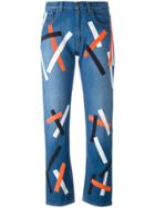 Christopher Kane Printed Bolster Jeans - White